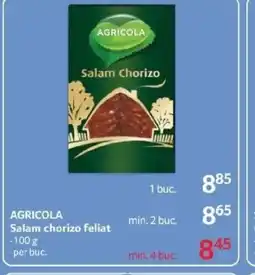 Selgros AGRICOLA Salam chorizo feliat Ofertă