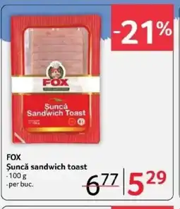 Selgros FOX Suncǎ Sandwich Toast Ofertă
