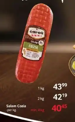 Selgros Caroli Salam Cozia Ofertă