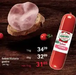 Selgros Caroli Salam Victoria gastro Ofertă