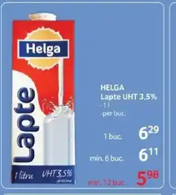 Selgros HELGA Lapte UHT 3,5% Ofertă