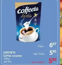 Selgros COFFEETA Coffee creamer Ofertă