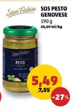 Penny SOS Pesto Genovese Ofertă