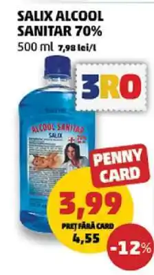 Penny SALIX ALCOOL SANITAR 70% Ofertă
