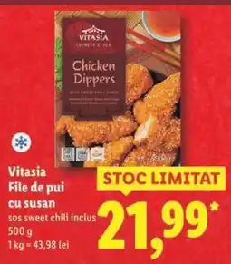 Lidl Vitasia File de pui cu susan Ofertă