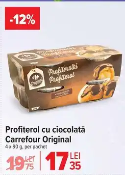 Carrefour Profiterol cu ciocolată Carrefour Original Ofertă