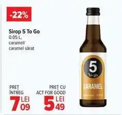 Carrefour Sirop 5 To Go Ofertă