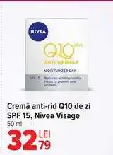 Carrefour Cremă anti-rid Q10 de zi SPF 15, Nivea Visage Ofertă