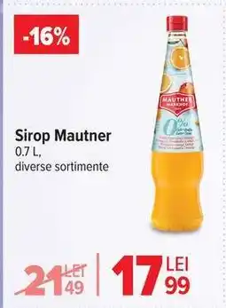 Carrefour Sirop Mautner Ofertă