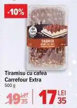 Carrefour Tiramisu cu cafea Carrefour Extra Ofertă