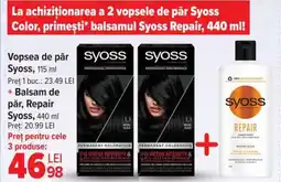Carrefour Syoss Hair Dye and Repair Balm Bundle Ofertă