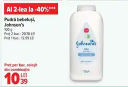 Carrefour Pudră bebeluși, Johnson’s Ofertă