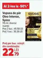 Carrefour Vopsea de păr Oleo Intense Syoss Ofertă