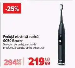 Carrefour Periuță electrică sonică SC50 Beurer Ofertă