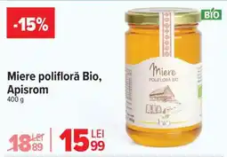 Carrefour Miere polifloră Bio, Apisrom Ofertă