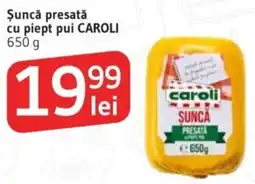 Supeco Şuncă presată cu piept pui CAROLI Ofertă