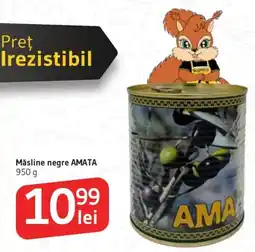 Supeco Măsline negre AMATA Ofertă