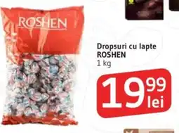 Supeco Dropsuri cu lapte ROSHEN Ofertă