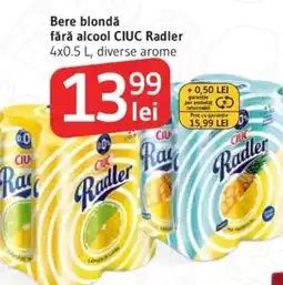 Supeco Bere blondǎ fără alcool CIUC Radler Ofertă