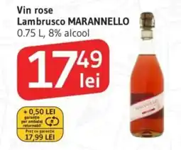 Supeco Vin rose Lambrusco MARANNELLO, 8% alcool Ofertă