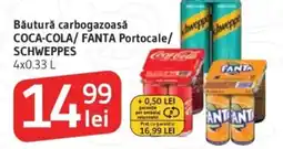 Supeco Băutură carbogazoasă COCA-COLA/FANTA Portocale/ SCHWEPPES Ofertă