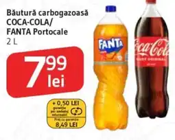 Supeco Băutură carbogazoasă COCA-COLA/ FANTA Portocale Ofertă
