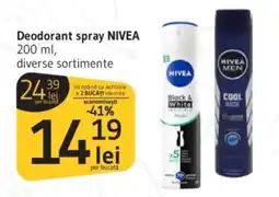 Supeco Deodorant spray NIVEA Ofertă