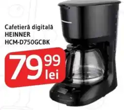 Supeco Cafetieră digitalǎ HEINNER HCM-D750GCBK Ofertă