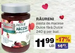 Annabella RÂURENI pasta de macese Dulce fără Dulce Ofertă