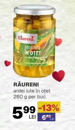 Annabella RÂURENI ardei iute în oțet Ofertă