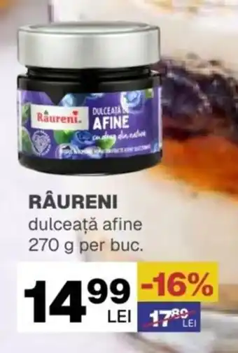 Râureni dulceaţă afine