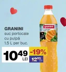 Annabella Granini suc portocale cu pulpǎ Ofertă