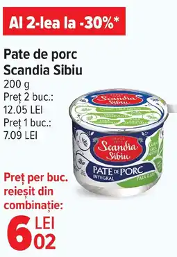 Carrefour Market Pate de porc Scandia Sibiu Ofertă