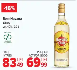 Carrefour Market Rom Havana Club vol.40% Ofertă