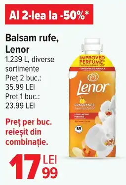 Carrefour Market Balsam rufe, Lenor Ofertă