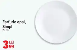 Carrefour Market Farfurie opal, Simpl Ofertă