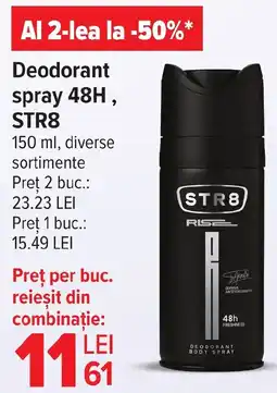 Carrefour Market Deodorant spray 48H, STR8 Ofertă