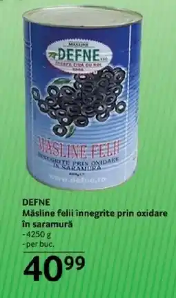 Selgros DEFNE Măsline felii înnegrite prin oxidare în saramură Ofertă