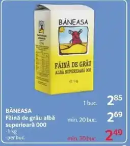 Selgros BĂNEASA Făină de grâu albǎ superioară 000 Ofertă
