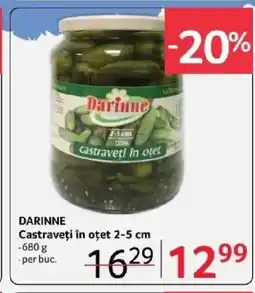 Selgros DARINNE Castraveţi în oțet 2-5 cm Ofertă