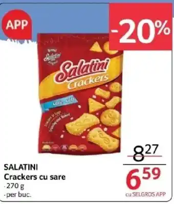 Selgros SALATINI Crackers cu sare Ofertă