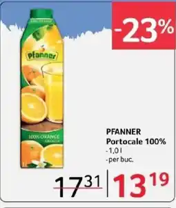 Selgros PFANNER Portocale 100% Ofertă