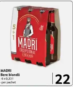 Selgros MADRI Bere blondǎ Ofertă