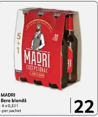 Selgros MADRI Bere blondǎ Ofertă