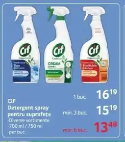 Selgros CIF Detergent spray pentru suprafeţe Ofertă