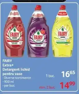 Selgros FAIRY Extra+ Detergent lichid pentru vase Ofertă