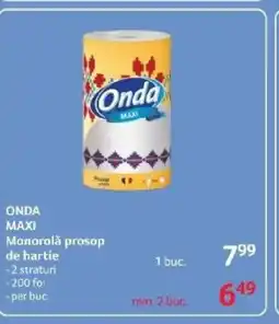 Selgros ONDA Maxi Monorolǎ prosop de hartie Ofertă