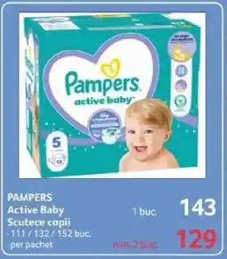 Selgros PAMPERS Active Baby Scutece copii Ofertă