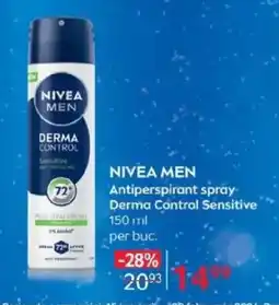 Selgros NIVEA MEN Antiperspirant spray Derma Control Sensitive Ofertă