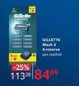Selgros GILLETTE Mach 3 8 rezerve Ofertă